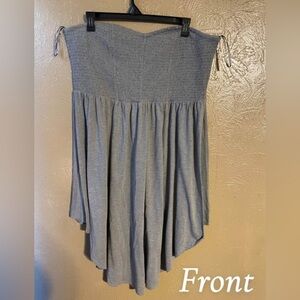 Torrid Women's High Low Dress in Soft Gray